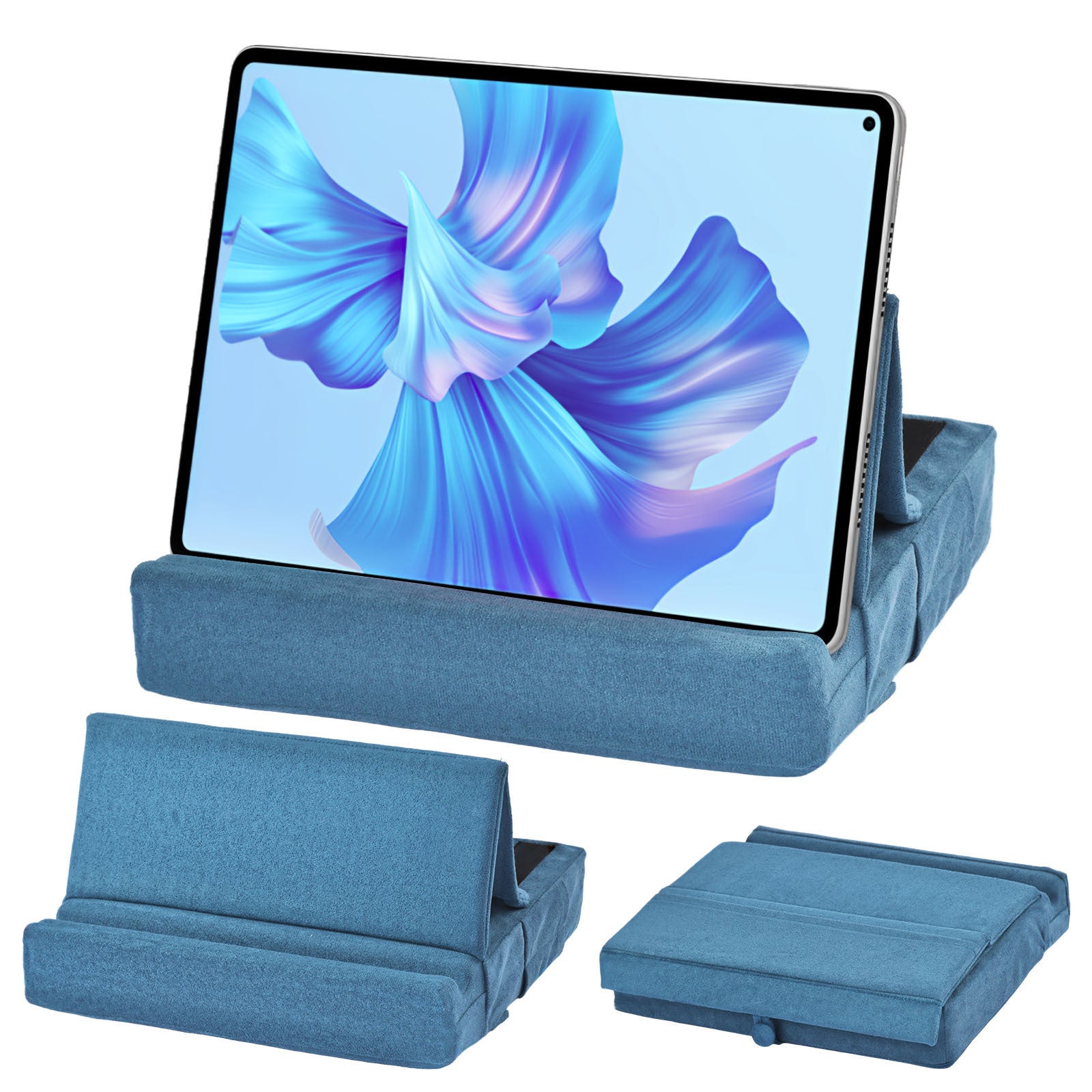 Tablet PC Reading Pillow Notebook Triangular Supporting Frame | وسادة محمولة للقراءة للتابلت والأجهزة المحمولة