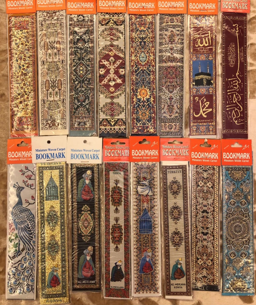 فواصل كتب مطرَّزة | Woven Bookmarks