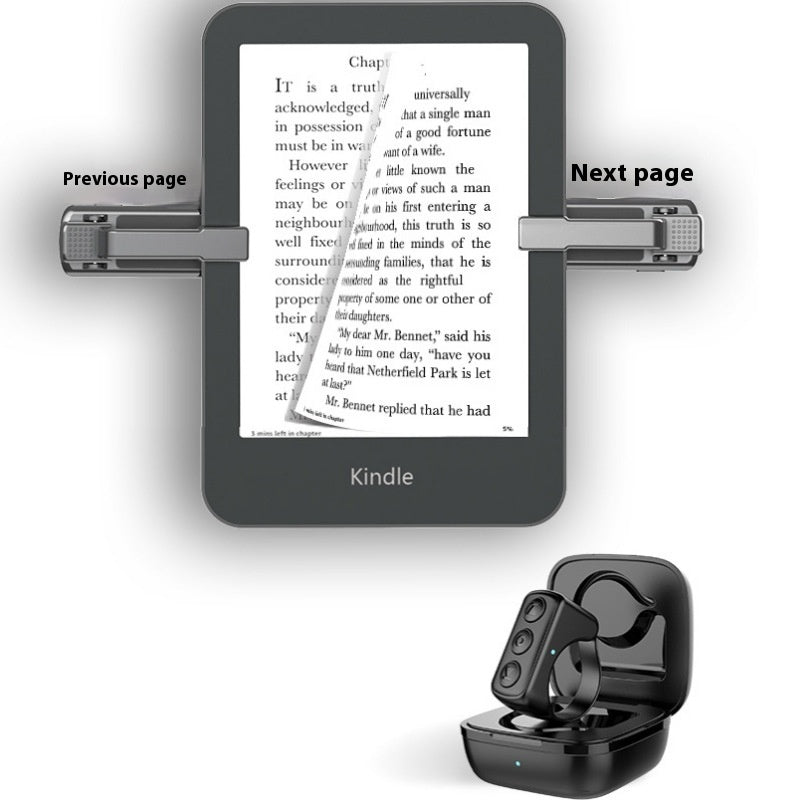 D07PRO Bluetooth Mobile Phone Remote Control Ring Self Timer Novel page-Turner | خاتم تحكّم لاسلكي بالبلوتوث للهواتف وتقليب صفحات التابلت